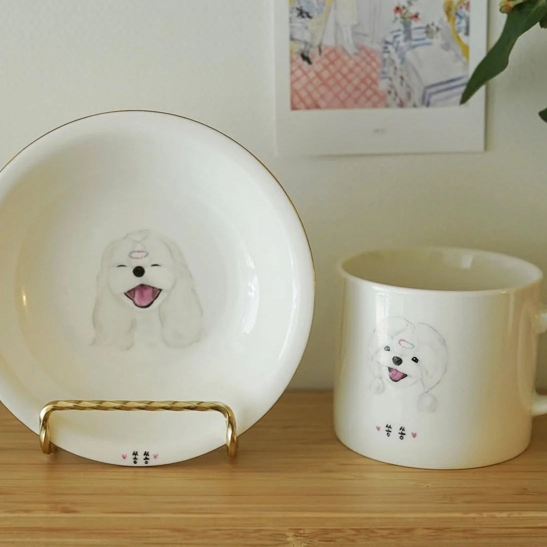 Custom Hand-Painted Pet Mug