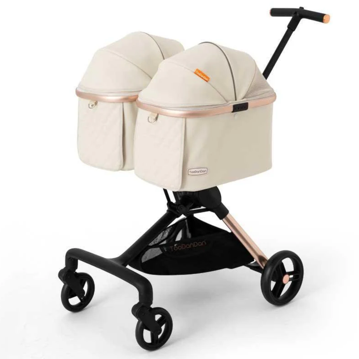 stokke stroller for two TooDanDan Twin Two-Seater Pet Stroller – kikiandpuppies
