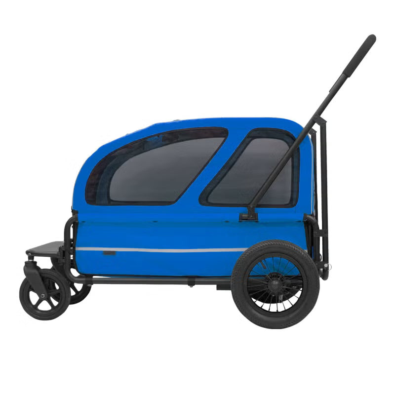 AirBuggy Carriage 2-Piece Set [Cart & Roof] for Large Dog (55kg Load Capacity ) - kikiandpuppies