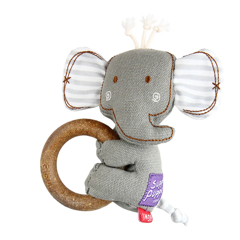 Pine Wood Chew Stick Hula Hoop with Squeaker