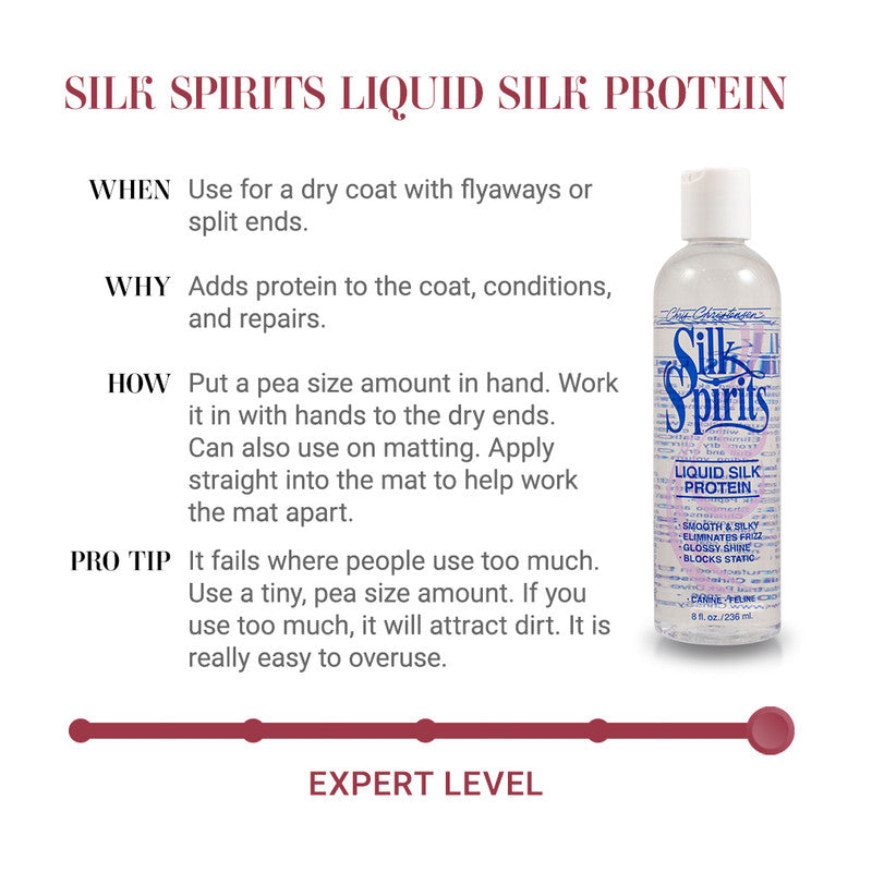 Chris Christensen Silk Spirits Liquid Silk Protein - kikiandpuppies