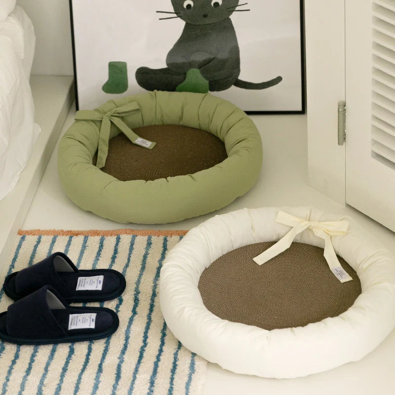 BongBong Cat Basket Scratcher SET - kikiandpuppies