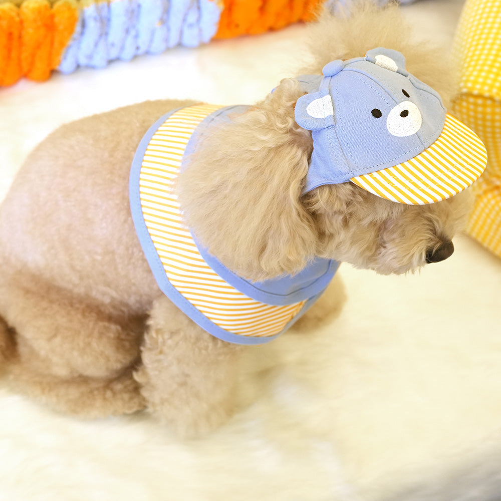 Lovely Teddy Bear Cape&Hat Cap Set