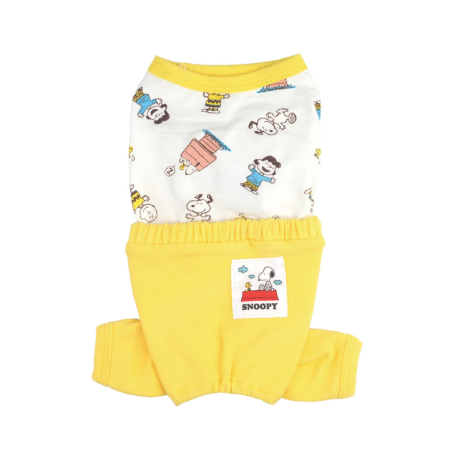 Peanuts Homewear All-in-One Dog Indoor Wear Pajama Pants - kikiandpuppies