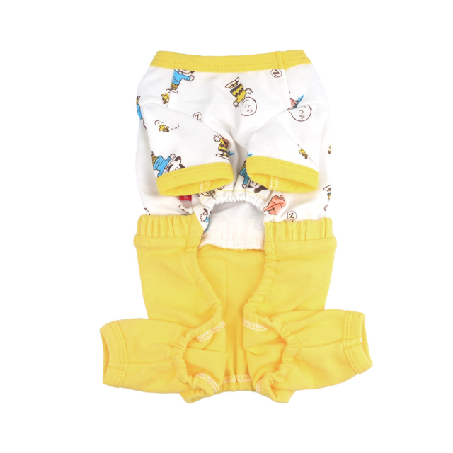 Peanuts Homewear All-in-One Dog Indoor Wear Pajama Pants - kikiandpuppies