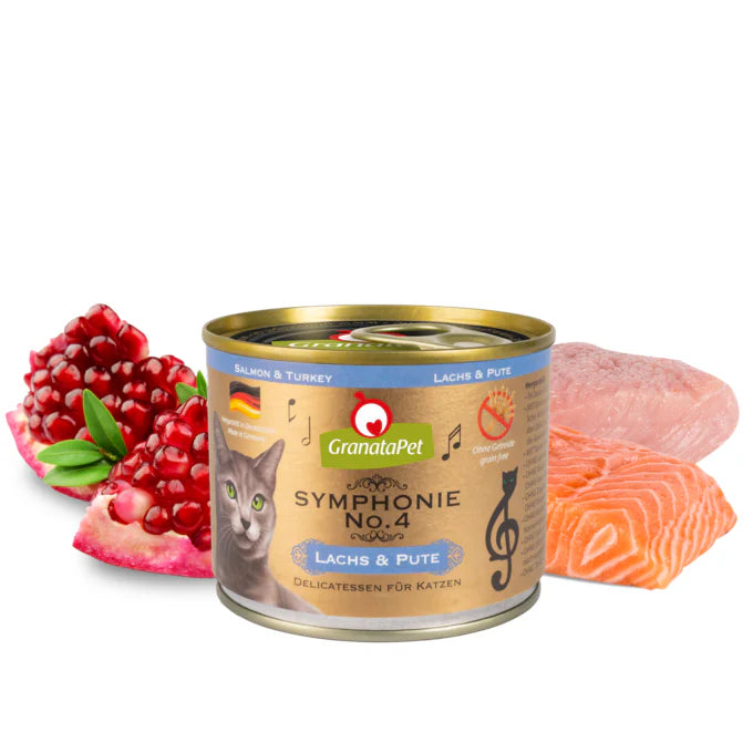 GranataPet Symphonie - No. 4 Salmon & Turkey Cat Wet Food - kikiandpuppies
