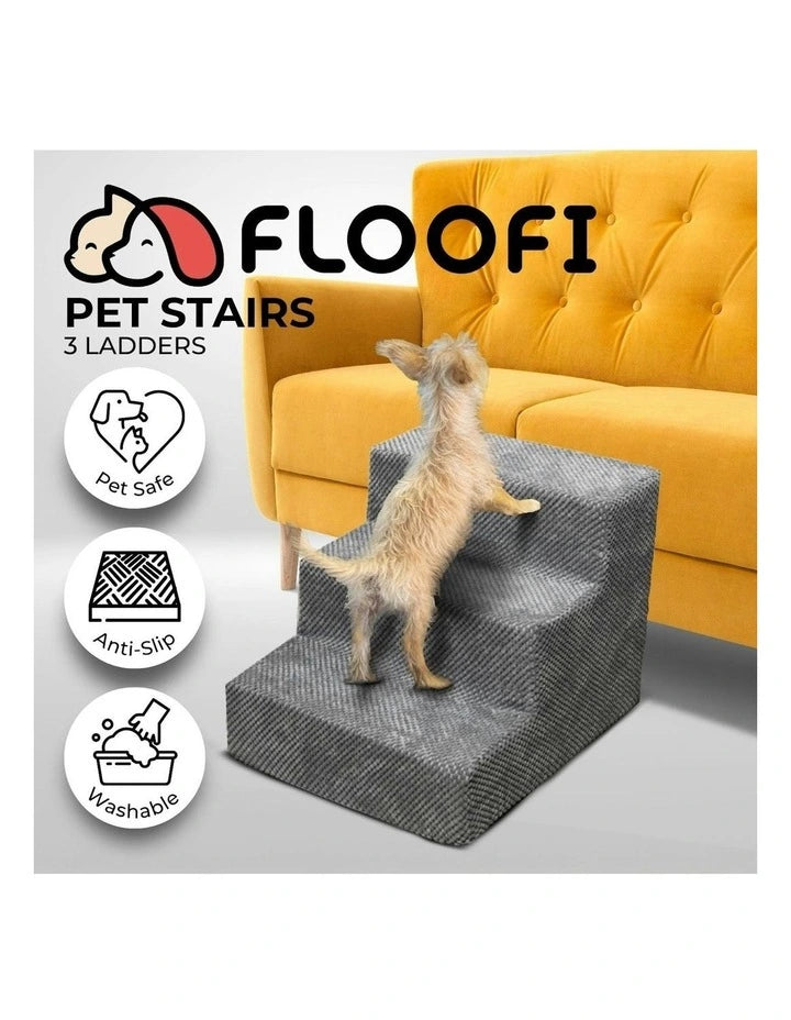 Pet Stairs Sofa Bed Dog Ramp 3-Steps