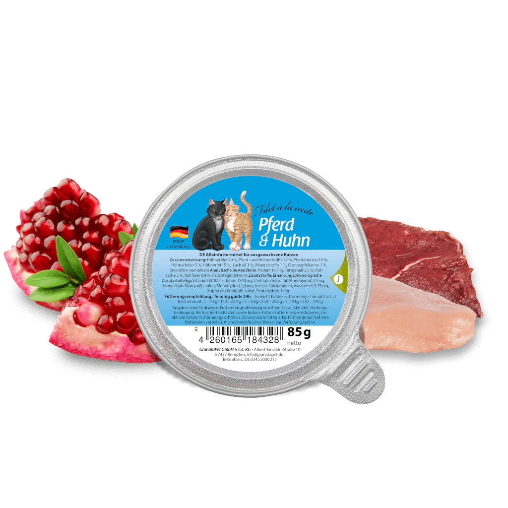 GranataPet Filet à la carte - Horse and Chicken Cat Wet Food - kikiandpuppies