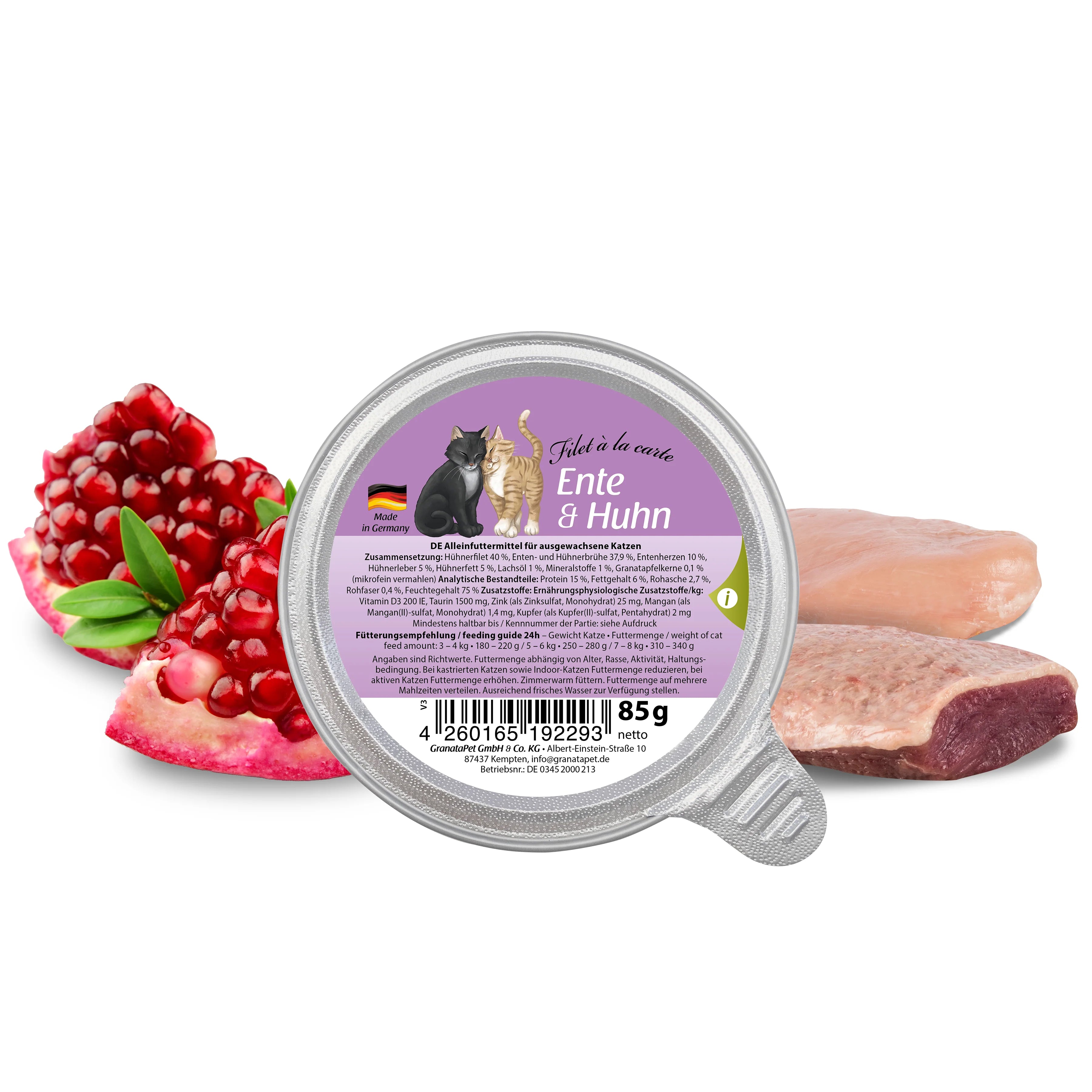 GranataPet Filet à la carte - Duck & Chicken Cat Wet Food - kikiandpuppies
