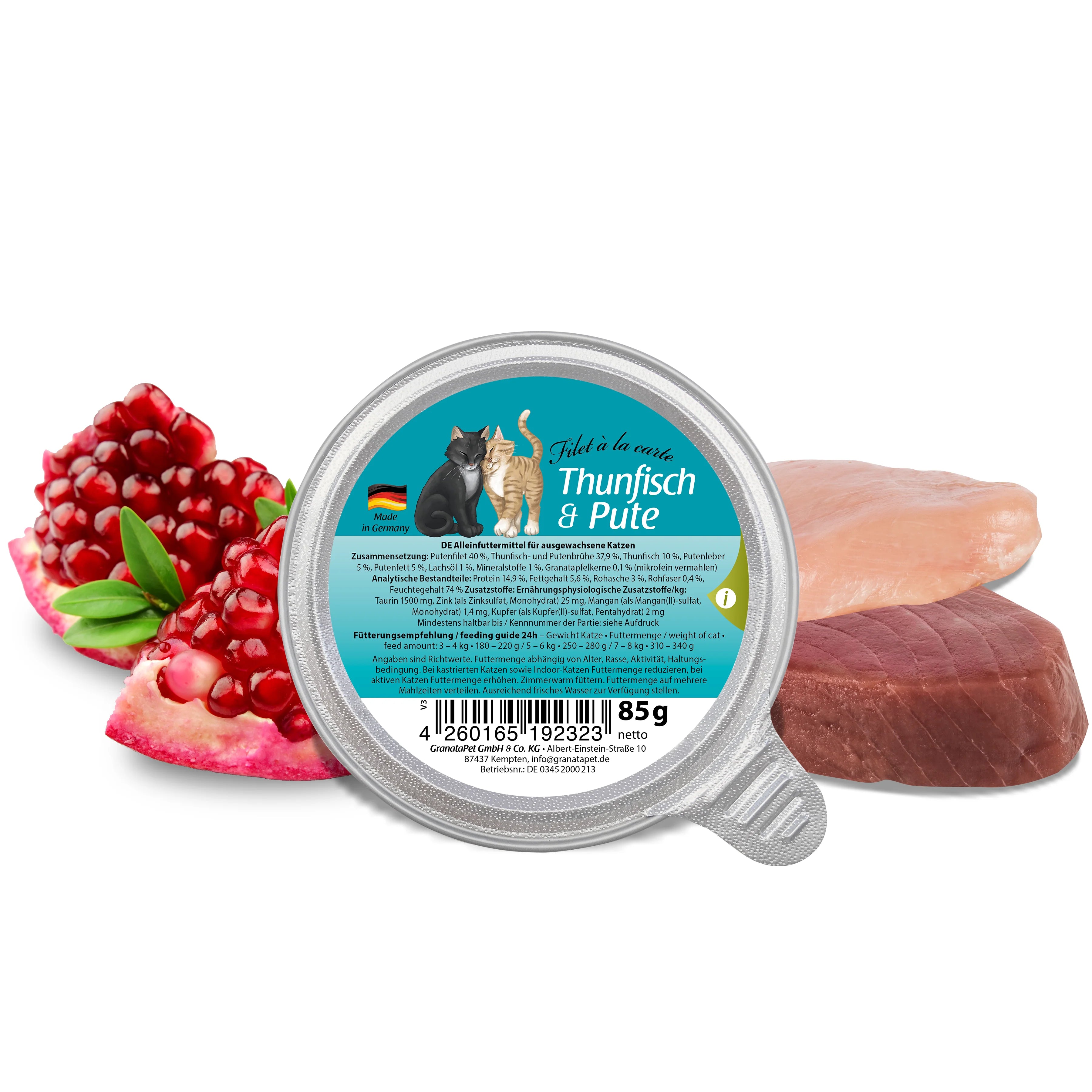 GranataPet Filet à la carte - Tuna & Turkey Cat Wet Food - kikiandpuppies