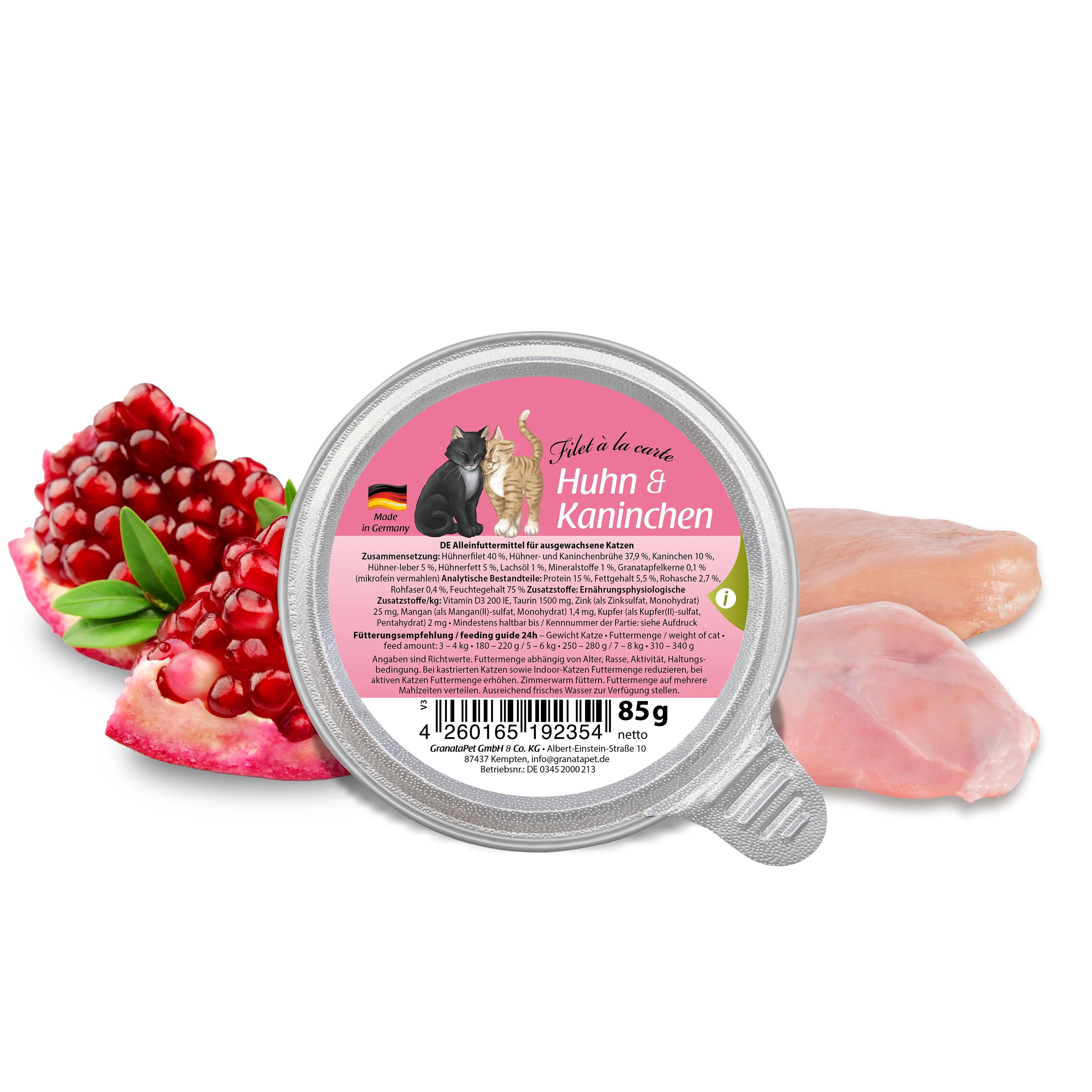 GranataPet Filet à la carte - Chicken & Coney Cat Wet Food - kikiandpuppies