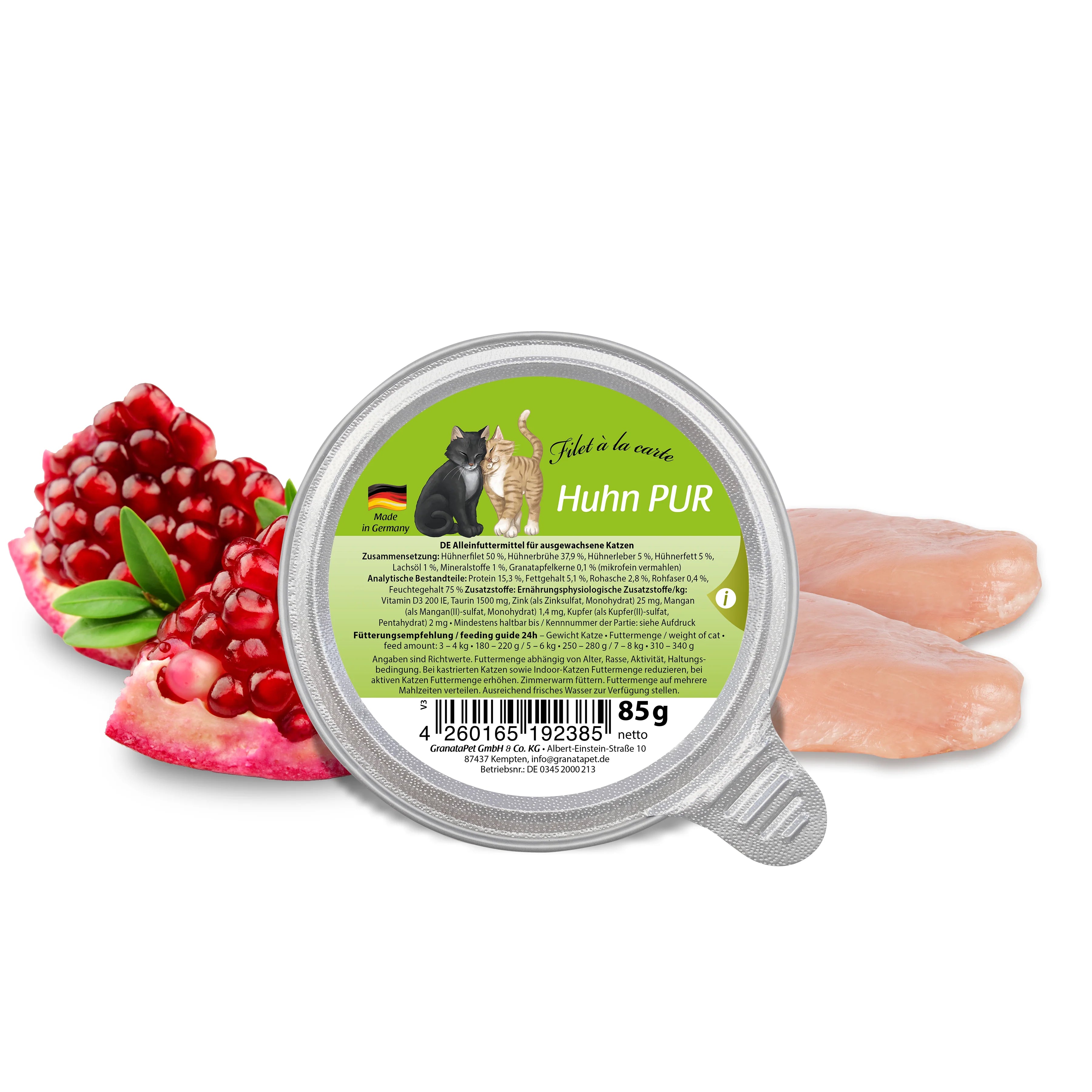 GranataPet Filet à la carte - Chicken PUR Cat Wet Food - kikiandpuppies