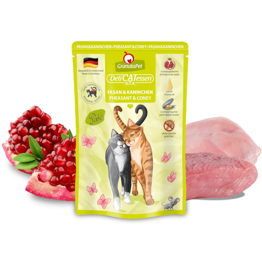 GranataPet DeliCATessen Cat Wet Food - Pheasant & Coney - kikiandpuppies