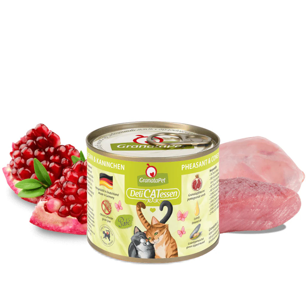 GranataPet DeliCATessen Cat Wet Food - Pheasant & Coney - kikiandpuppies