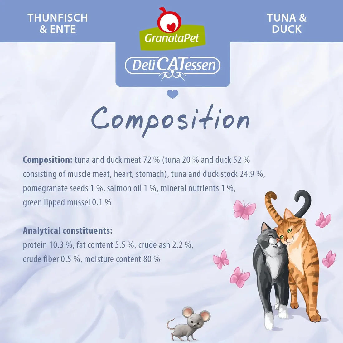 GranataPet DeliCATessen Cat Wet Food - Tuna & Duck - kikiandpuppies