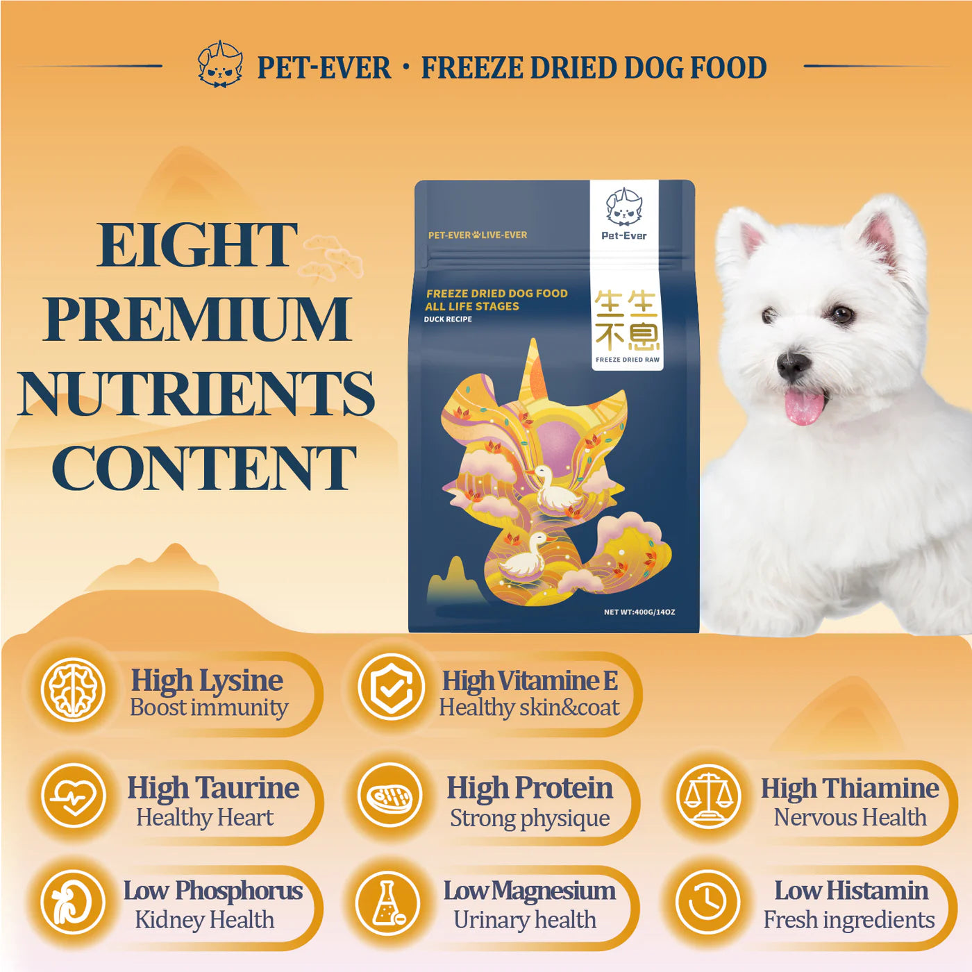 PET-EVER Freeze Dried Raw Dog Food Duck Recipe - kikiandpuppies