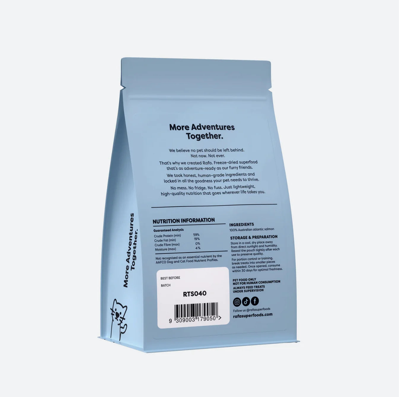 Raw Freeze-Dried Treats | Human-Grade Tasmanian Salmon Fillet - kikiandpuppies