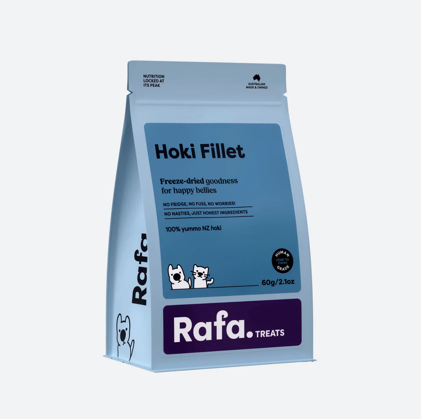 Raw Freeze-Dried Treats | Human-Grade Hoki Fillet - kikiandpuppies