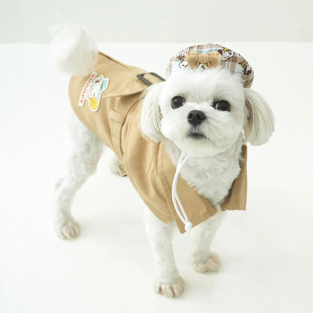 Peanuts Vintage Trench Coat Set - kikiandpuppies