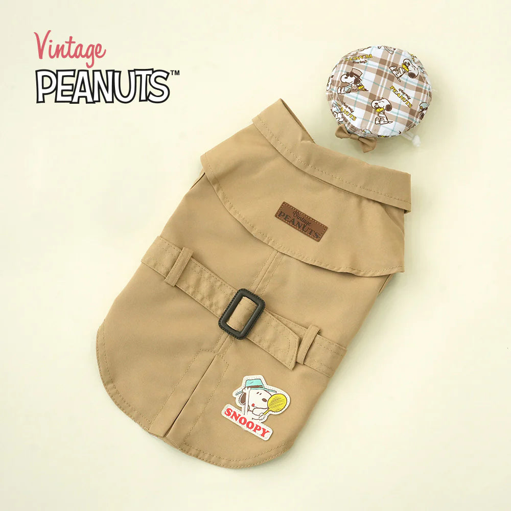 Peanuts Vintage Trench Coat Set - kikiandpuppies