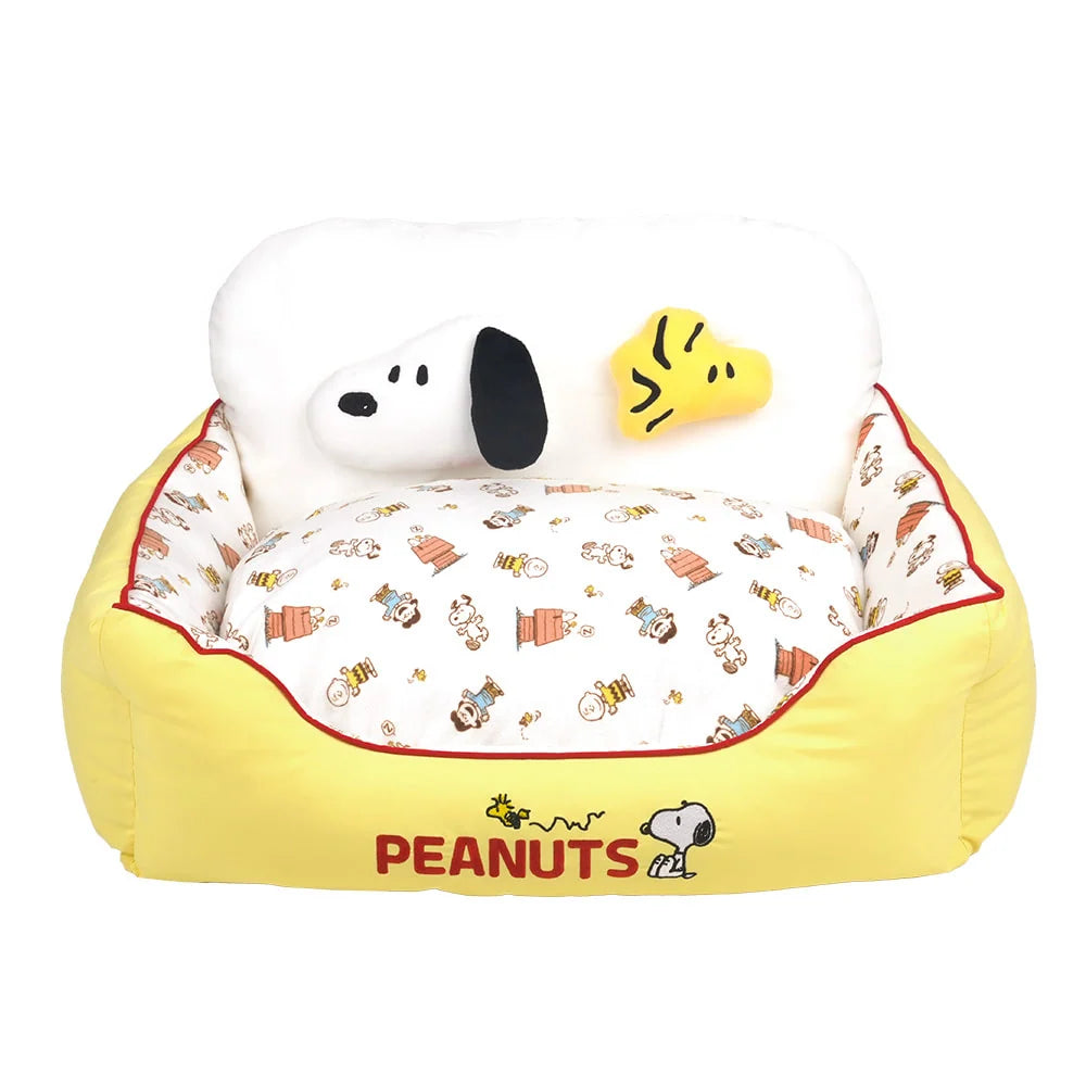 Snoopy Pet Bed Removable & Washable Cushion