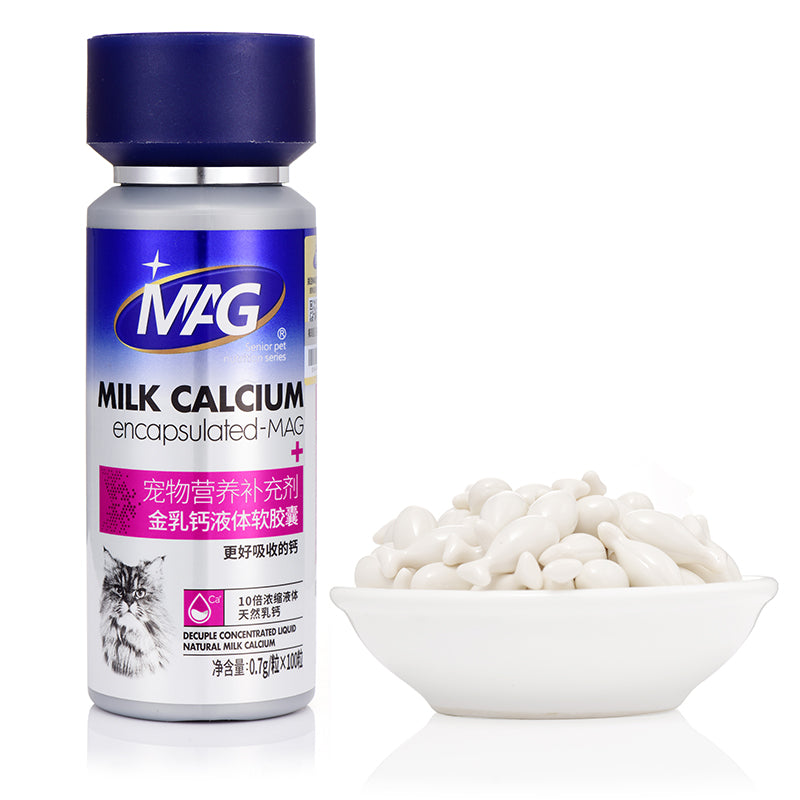 MAG U+ Milk Calcium Cat Encapsulated 100 Tablet