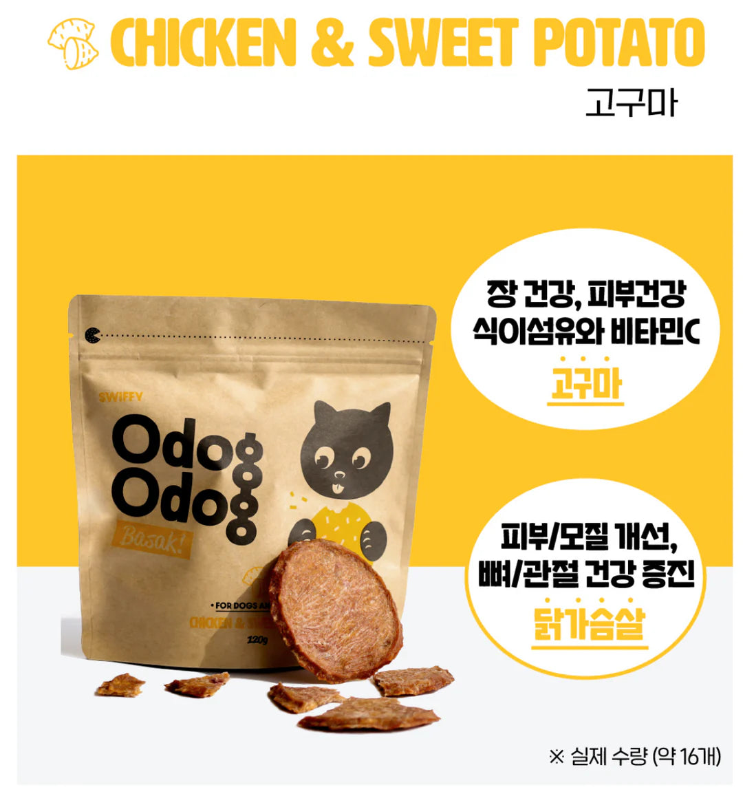 SWIFFY Odog Chicken Crispy - kikiandpuppies