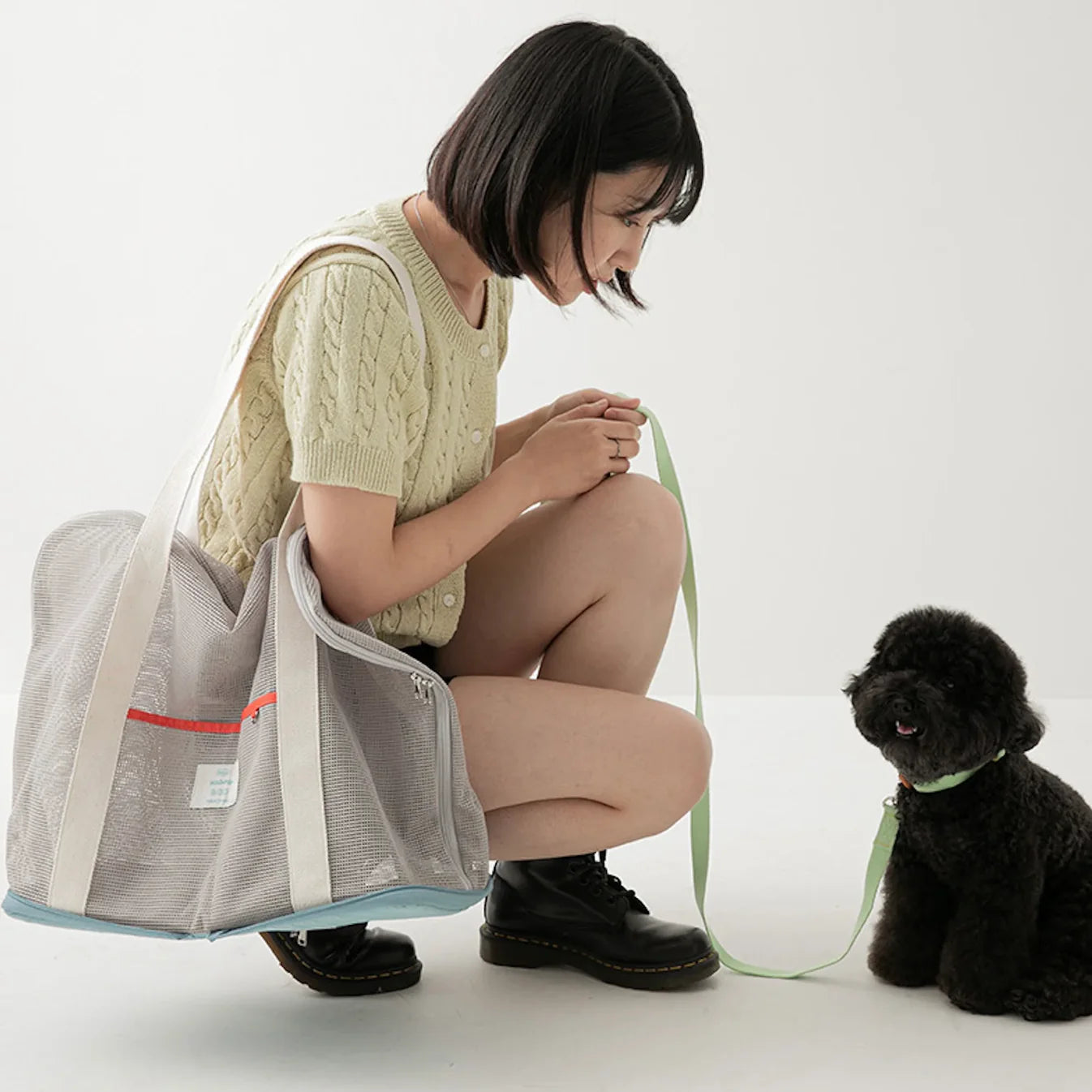 Pocket Pop Foldable Mesh Bag - 2 Colors - kikiandpuppies