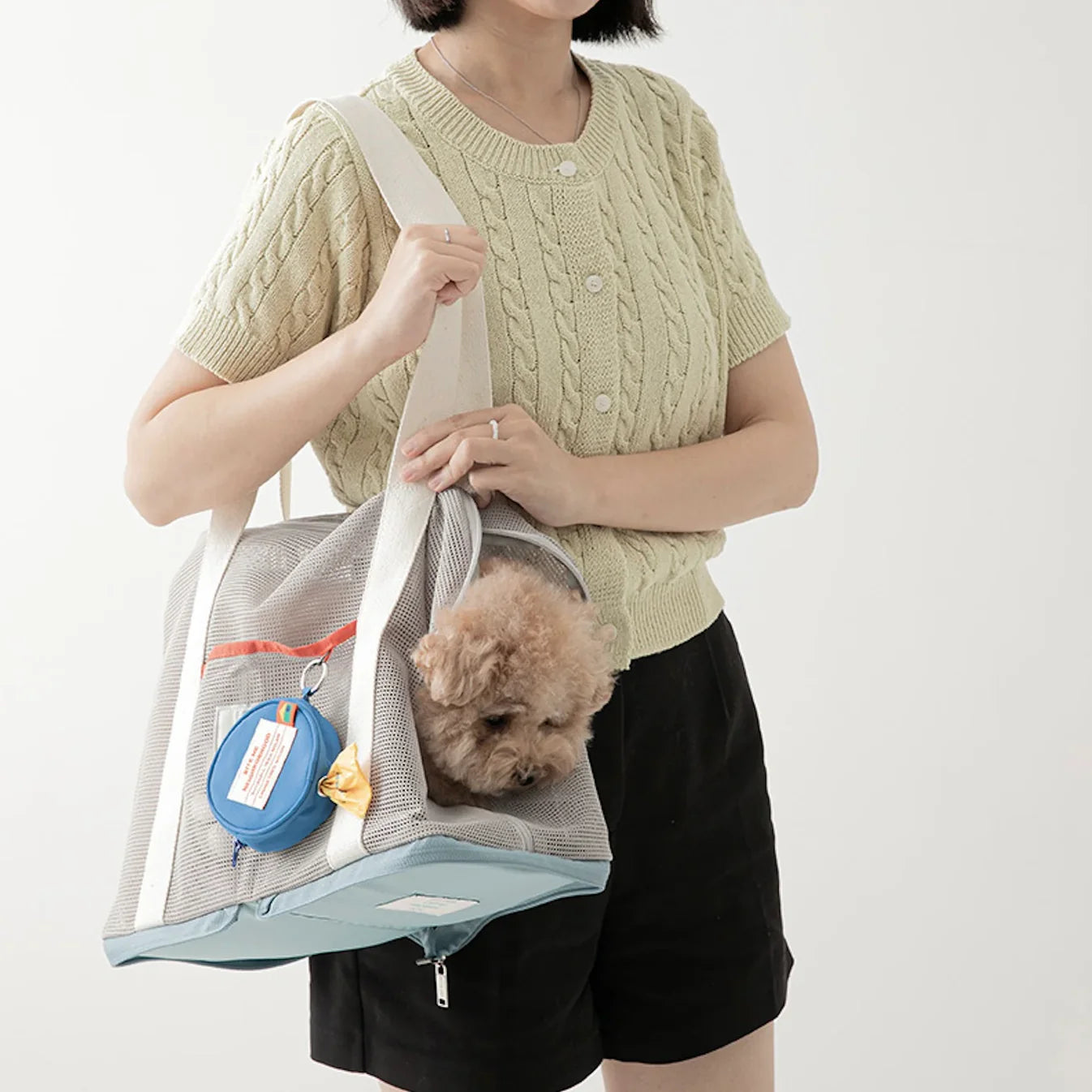 Pocket Pop Foldable Mesh Bag - 2 Colors - kikiandpuppies