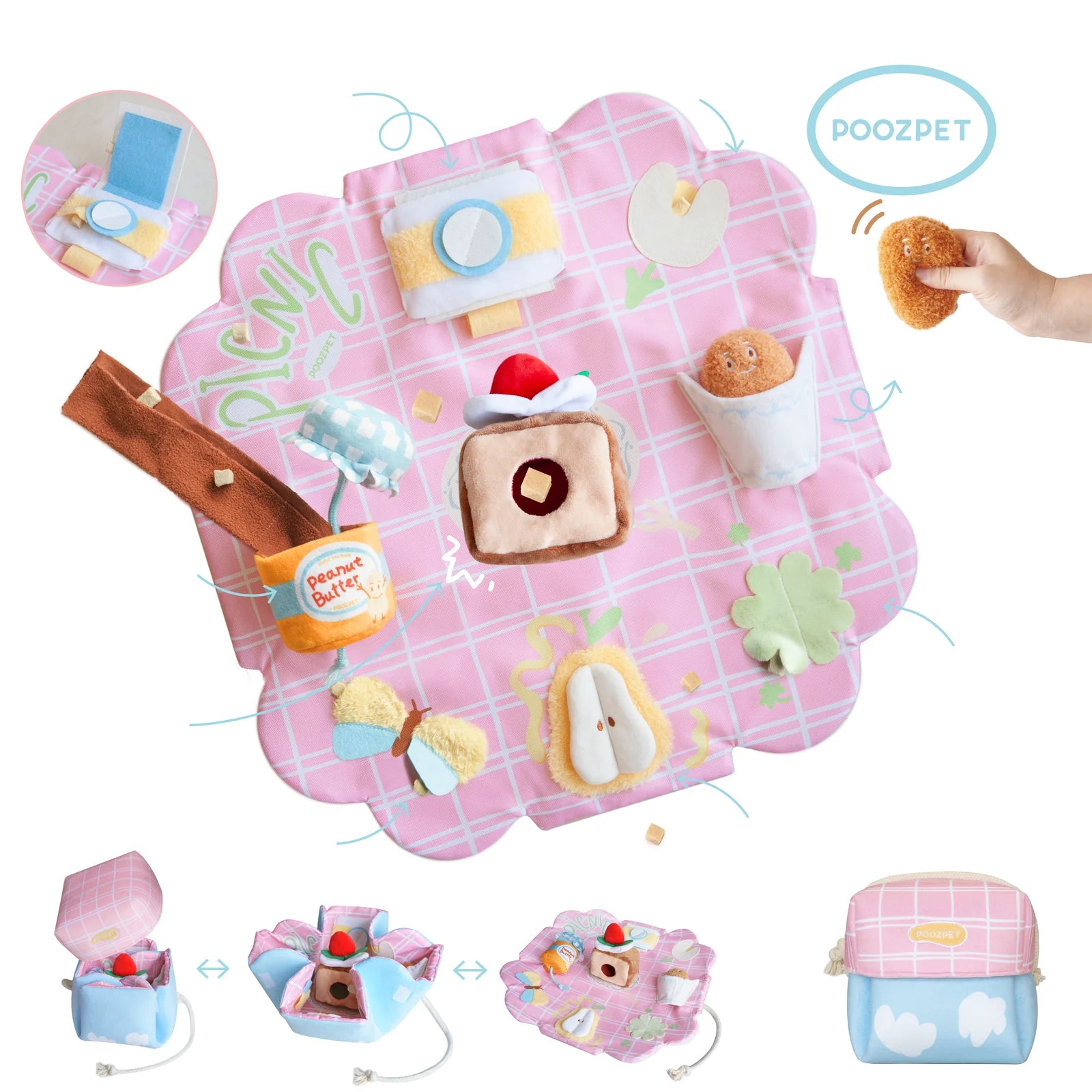Poozpet Picnic Box Snuffle Toy
