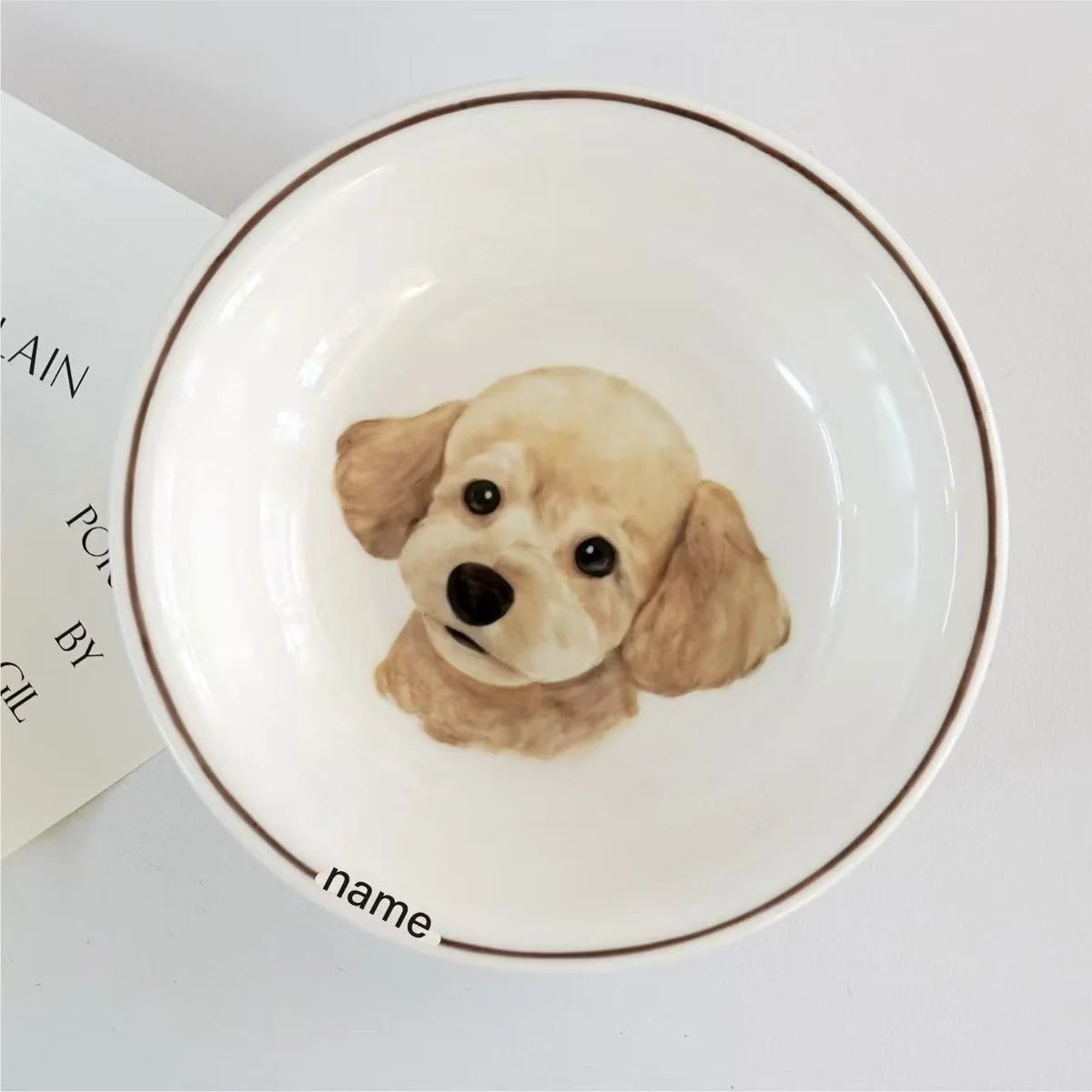 Custom Pet Bowl - kikiandpuppies