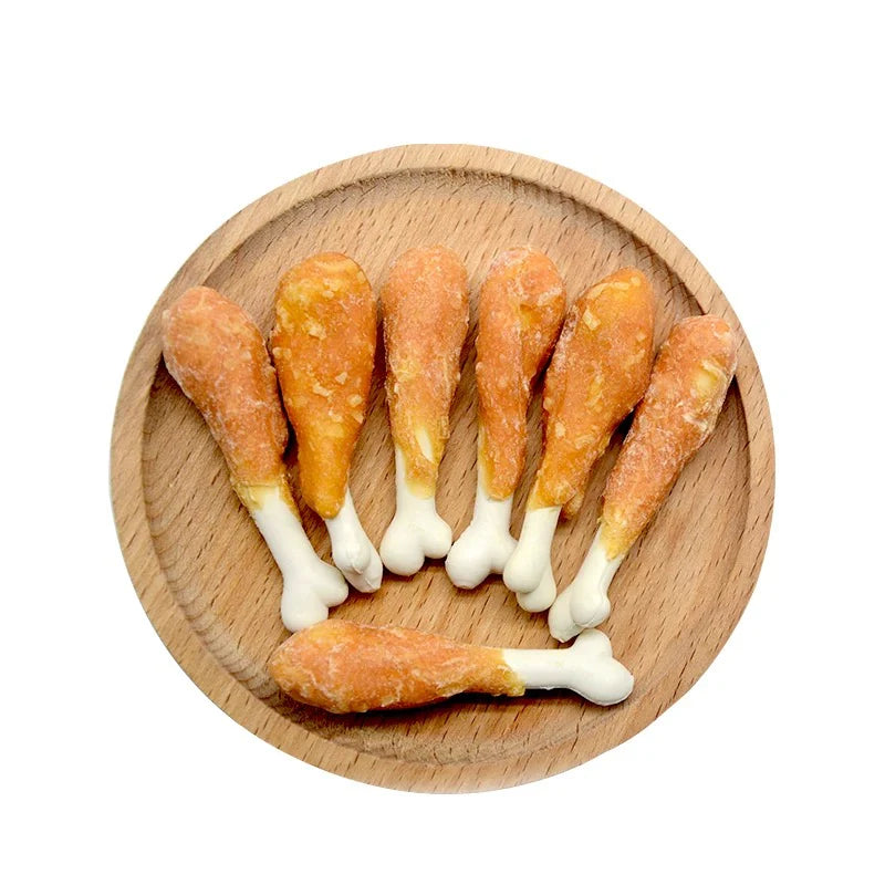 Chicken Calcium Bone Stick Dog Chew - 7pcs - kikiandpuppies