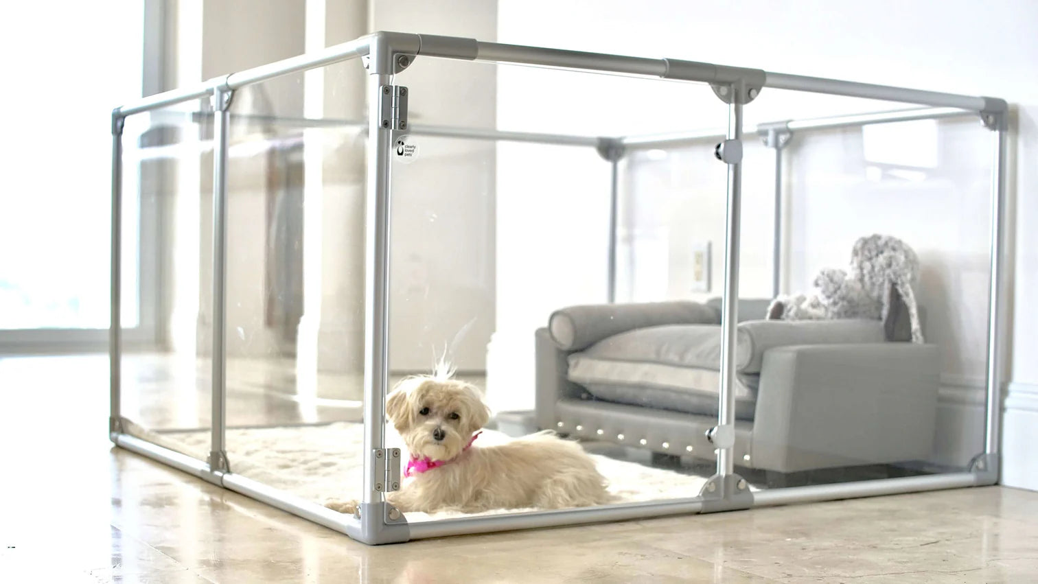 Lucidium Pet Playpen - kikiandpuppies