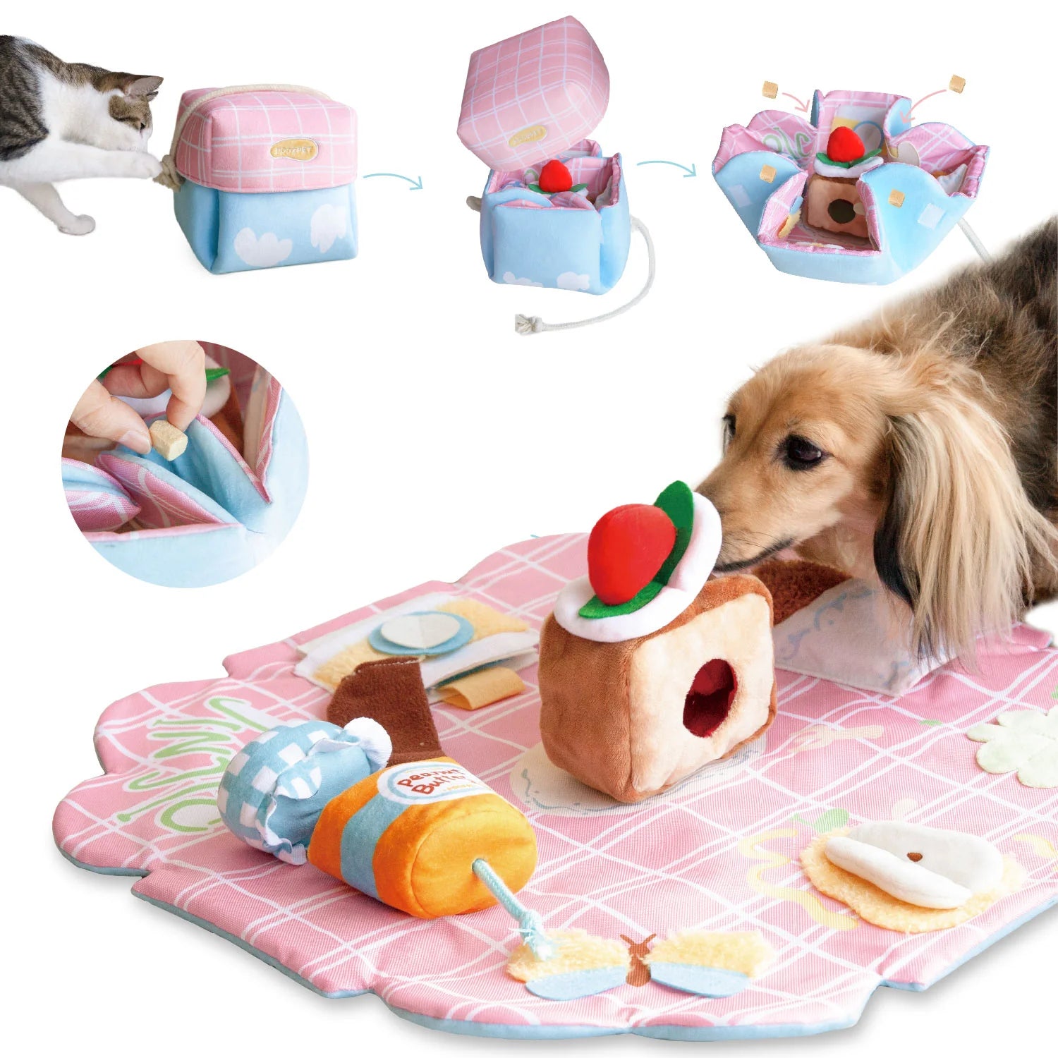 Poozpet Picnic Box Snuffle Toy