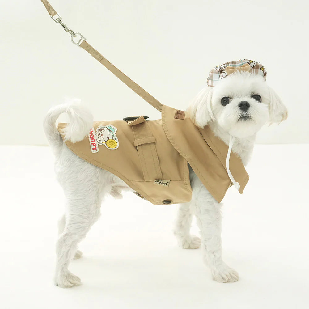 Peanuts Vintage Trench Coat Set - kikiandpuppies