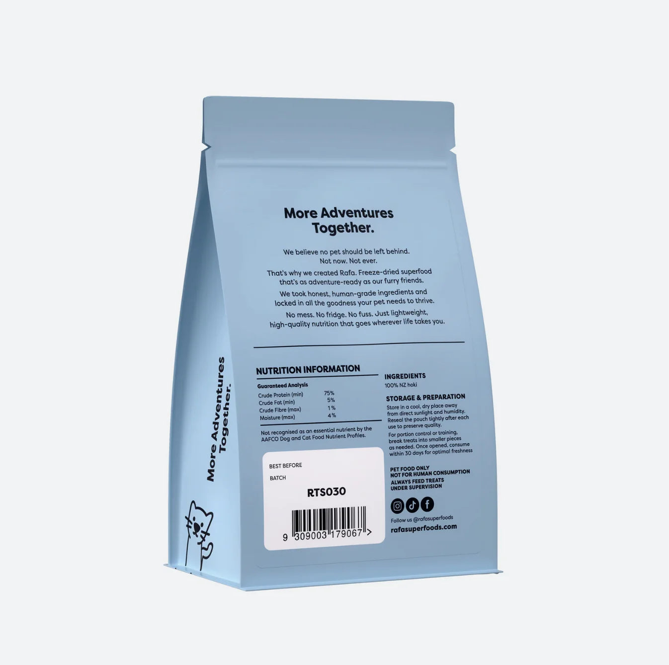 Raw Freeze-Dried Treats | Human-Grade Hoki Fillet - kikiandpuppies