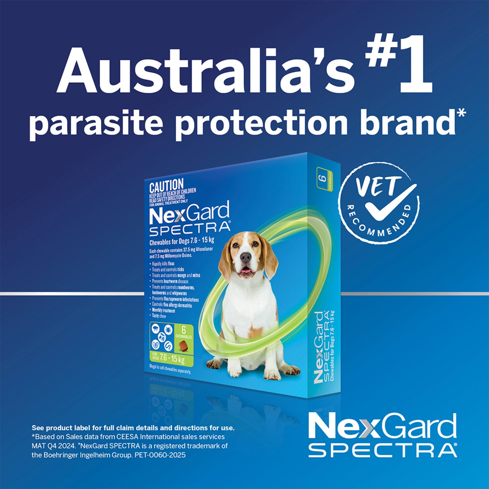 NexGard SPECTRA Chews for Large Dogs 15.1-30kg - kikiandpuppies