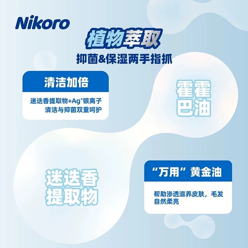 Nikoro Pet Anti-Mite & Antibacterial Hygiene Wipes – 80 Sheets