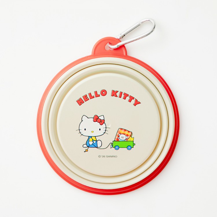Bite Me Hello Kitty Foldable Pet Bowl