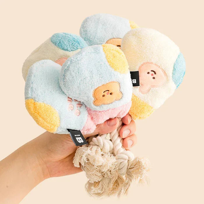 Socks Rope Tug Toy - Rabbit / Bear