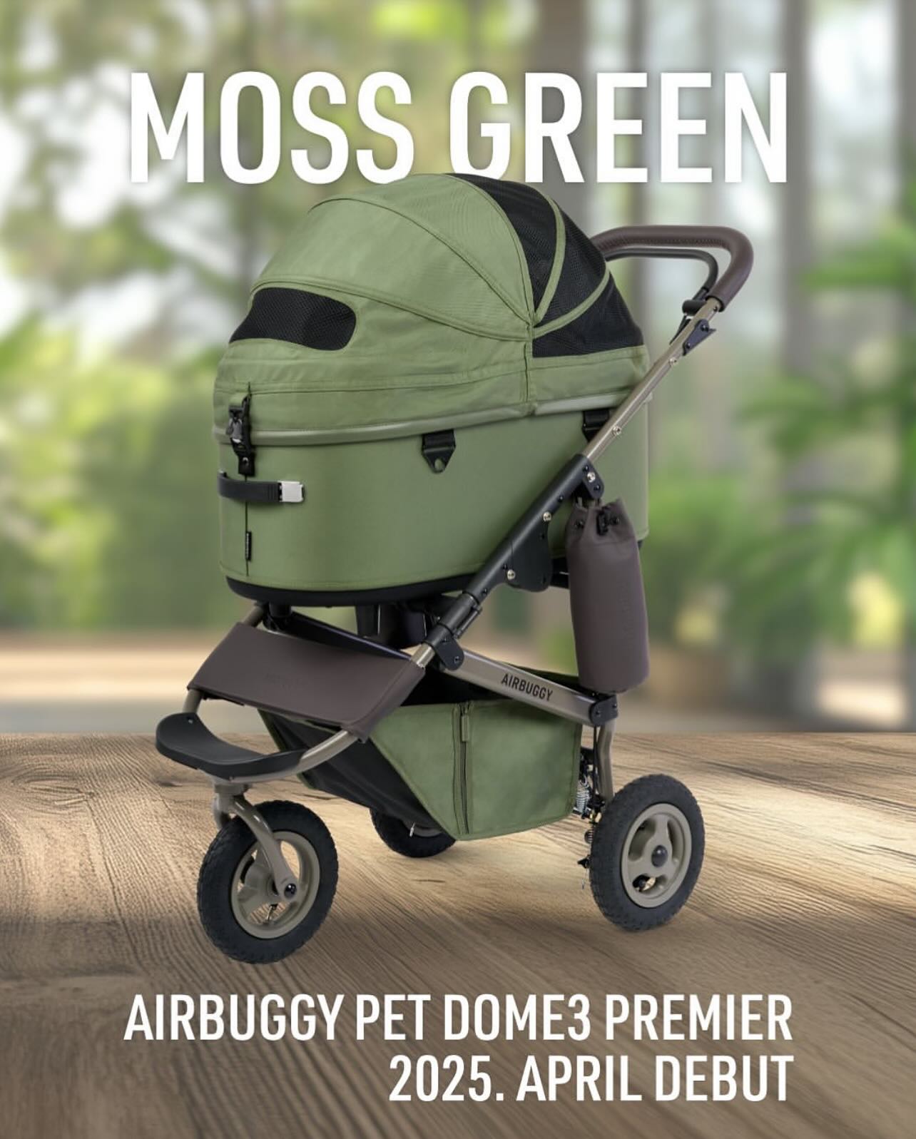 Airbuggy DOME3 PREMIER SERIES Seed Beige & Moss Green