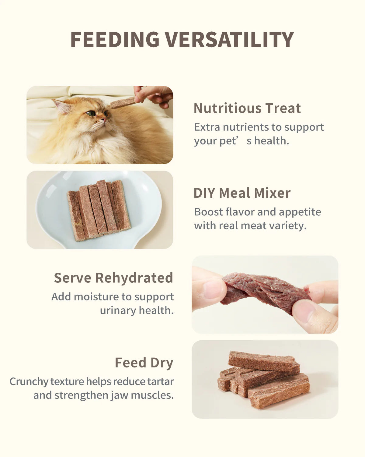 PET-EVER Freeze Dried Raw Cat & Dog Treats Freeze Dried Beef 70g - kikiandpuppies
