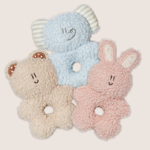 Furry Friends Rattle Toy - kikiandpuppies
