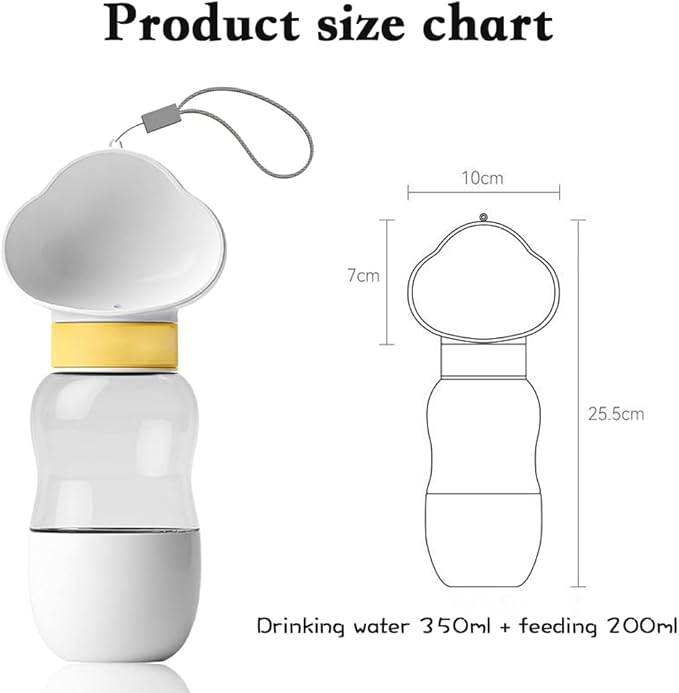 Cloud 3 in 1 Travel Silicone Water Bottle