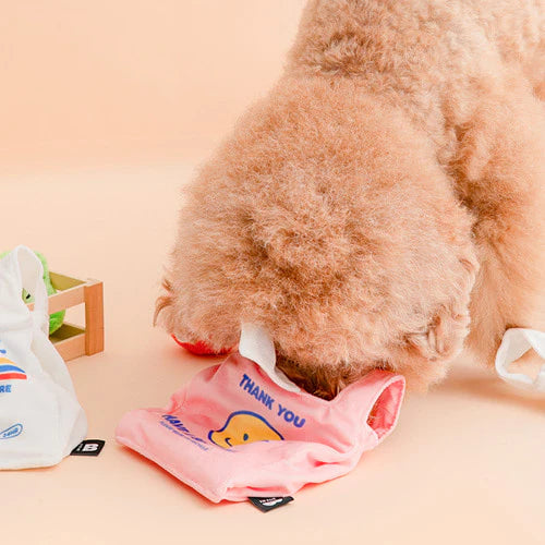 Crinkle Vinyl Bag Toy (2colors) - kikiandpuppies