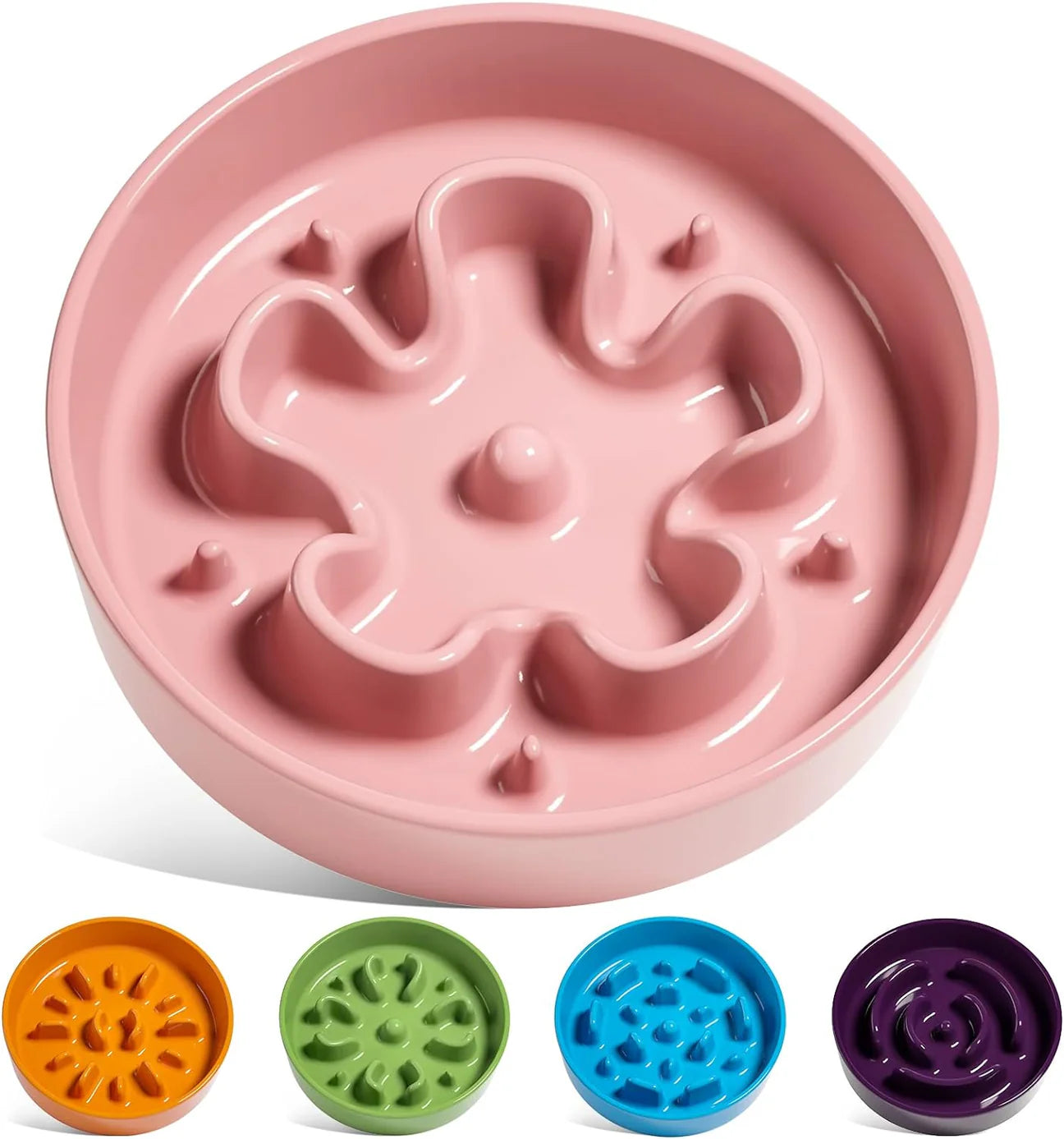LE TAUCI Slow Feeder Bowl – Durable Ceramic, Healthy Eating for Dogs - kikiandpuppies