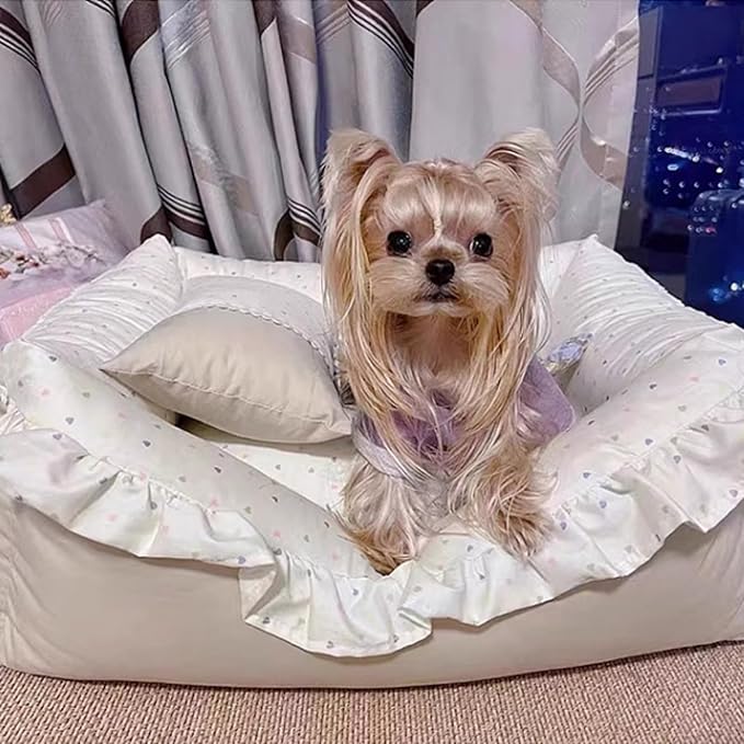 Cute Nest Pet Bed and Pillow Set
