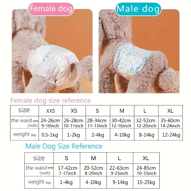Dog Diapers Safety Pants Sanitary Pants Male Dog Diapers