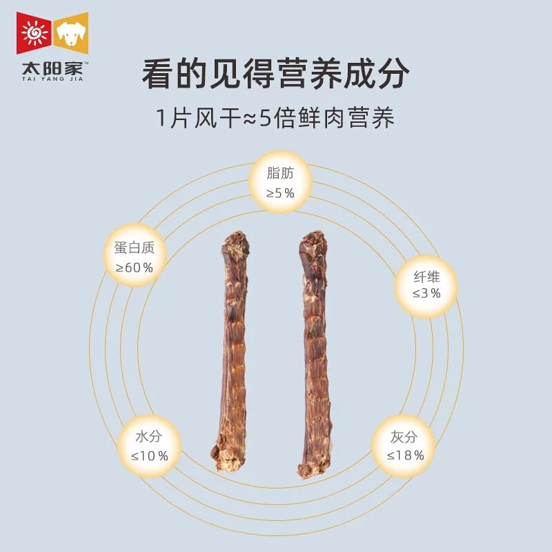 TAI YANG JIA Whole Duck Neck Dental Chew Snacks for Dogs - kikiandpuppies