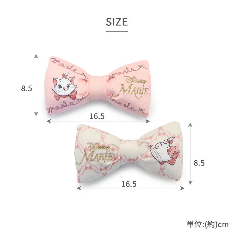 Disney Marie Cat Ribbon Toy White